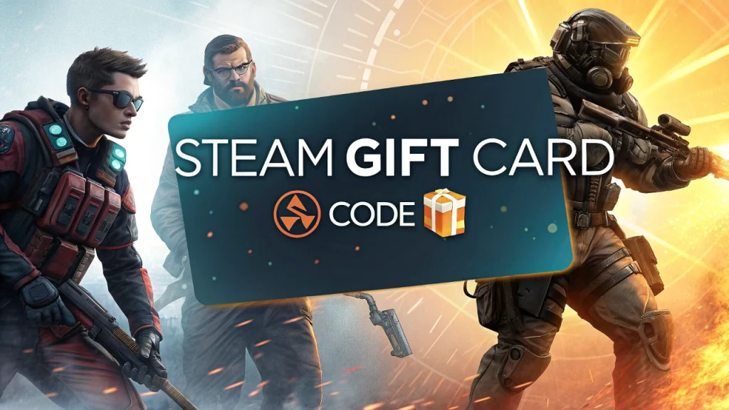 Free Steam Gift Card Code 2025 – 100% Working & Updated Methods